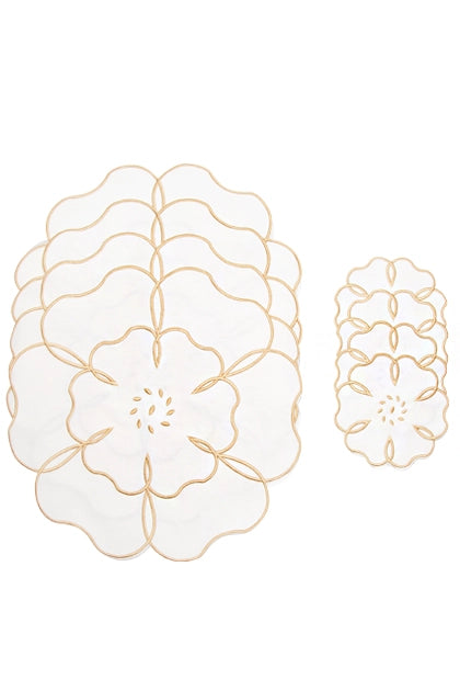 Gold Camellia 4'lü Set