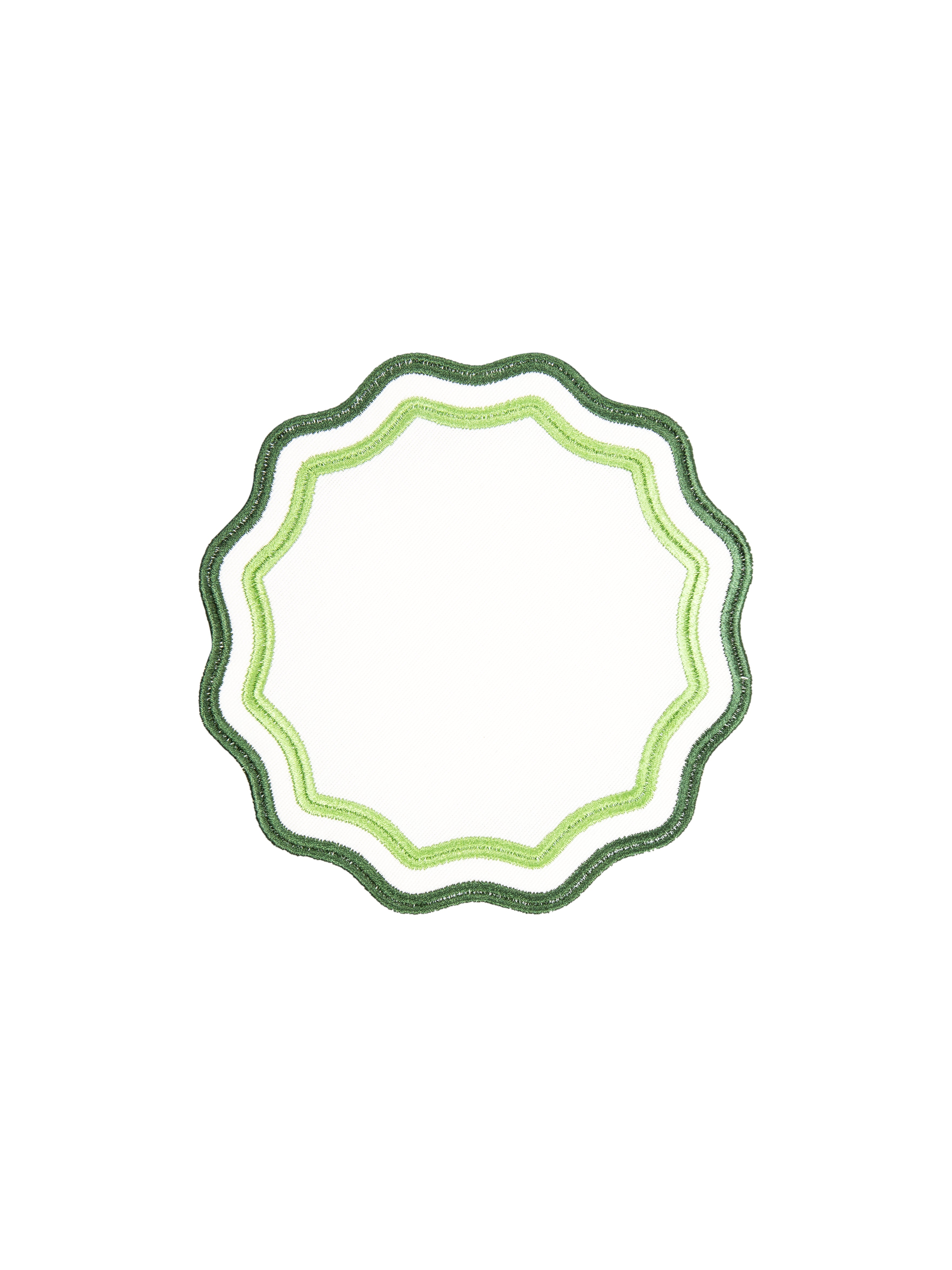 Green Wave 4'lü Bardak Altlığı