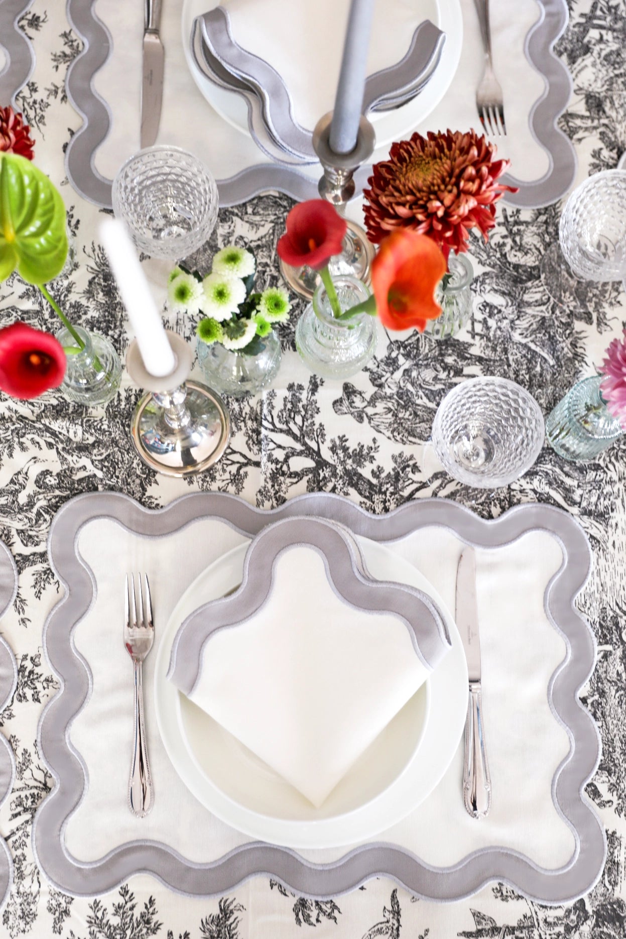 Curvy Gray 2'li Amerikan Servisi