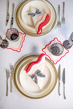 Gri Kurdele Peçete Halkası (4'lü)