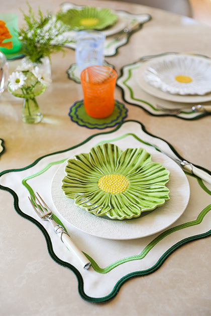 Green Wave Napkin (Set of 2)