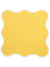 Load image into Gallery viewer, Yellow Wave Napkin (Set of 2)
