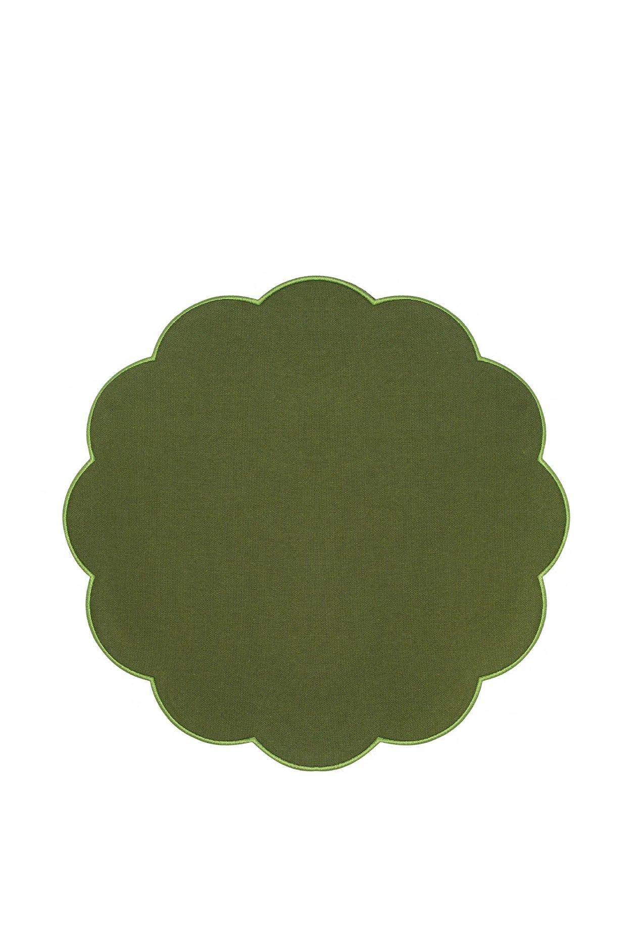 Khaki Scallop 2’li Peçete