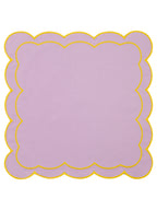 Lilac Scallop Amerikan Servisi + Peçete