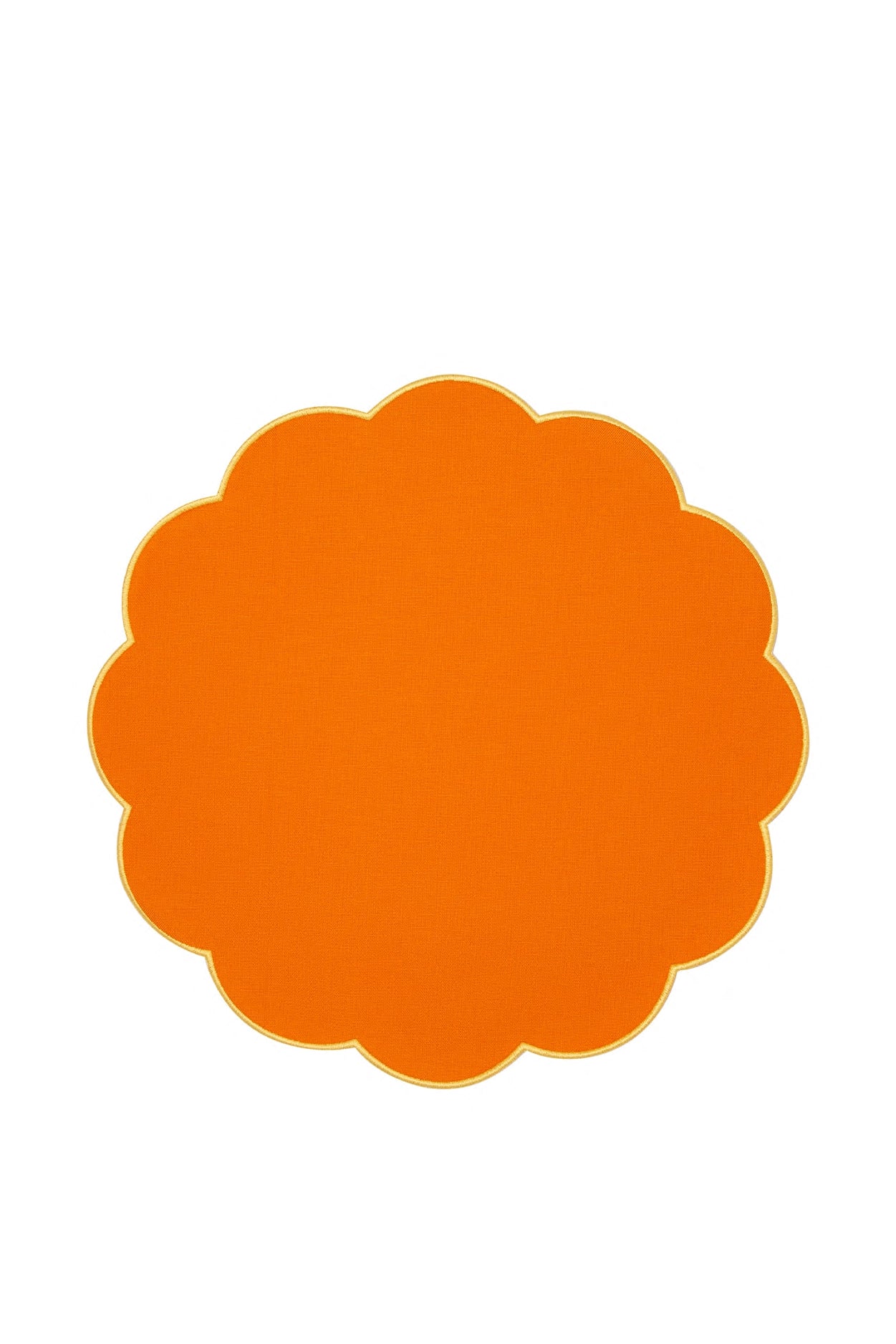 Orange-Yellow Scallop 2’li Peçete