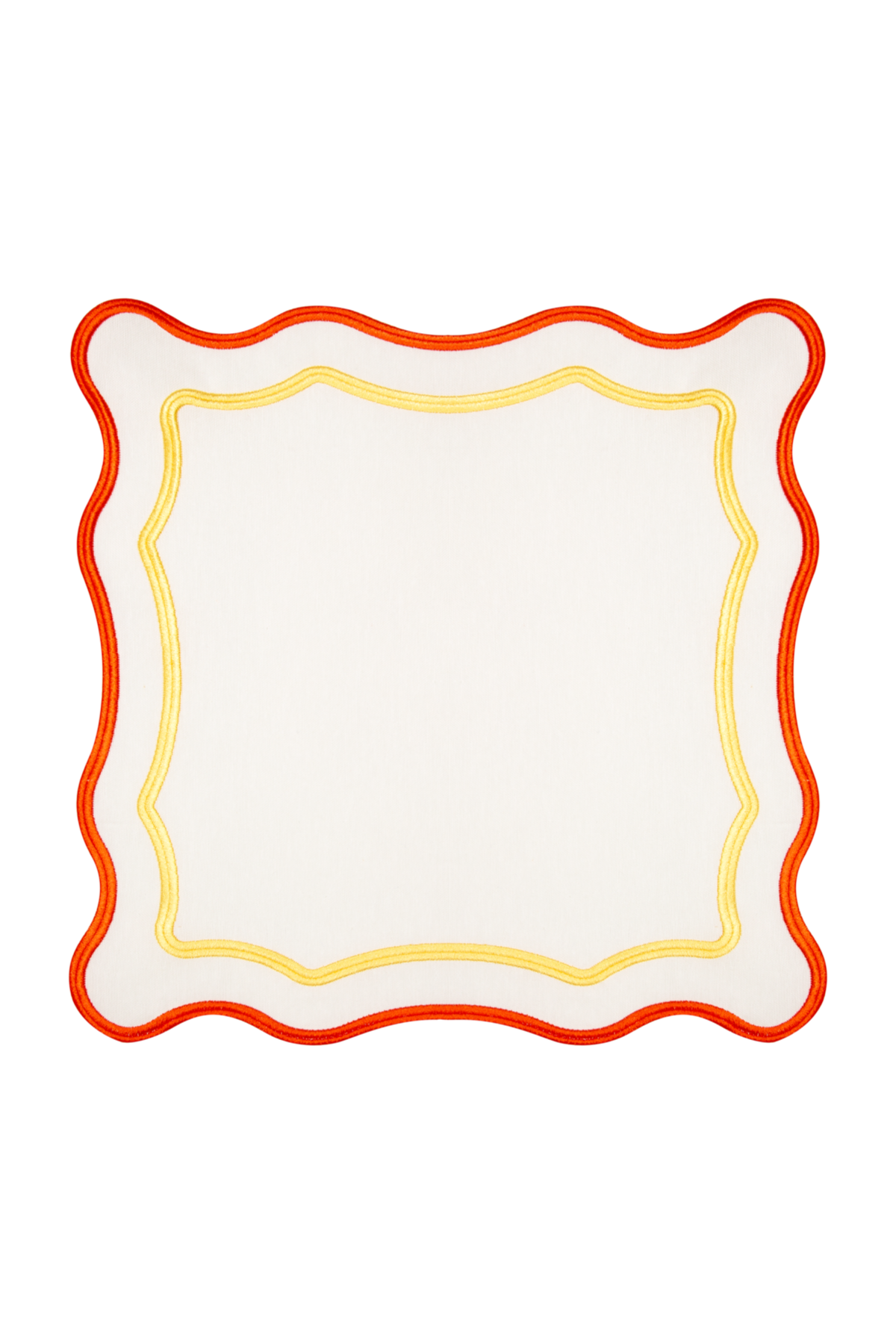 Yellow & Orange Wave 2'li Peçete