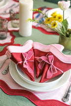 Pink Mini Napkin Bows (Set of 4)