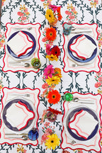 Pink Wave Placemat + Napkin