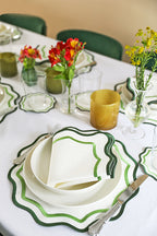 Green Wave Napkin (Set of 2)