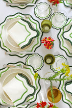 Load image into Gallery viewer, Green Wave Cocktail Napkin (Set of 4)