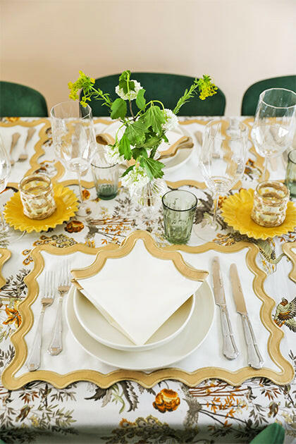 Beige Wave Napkin (Set of 2)