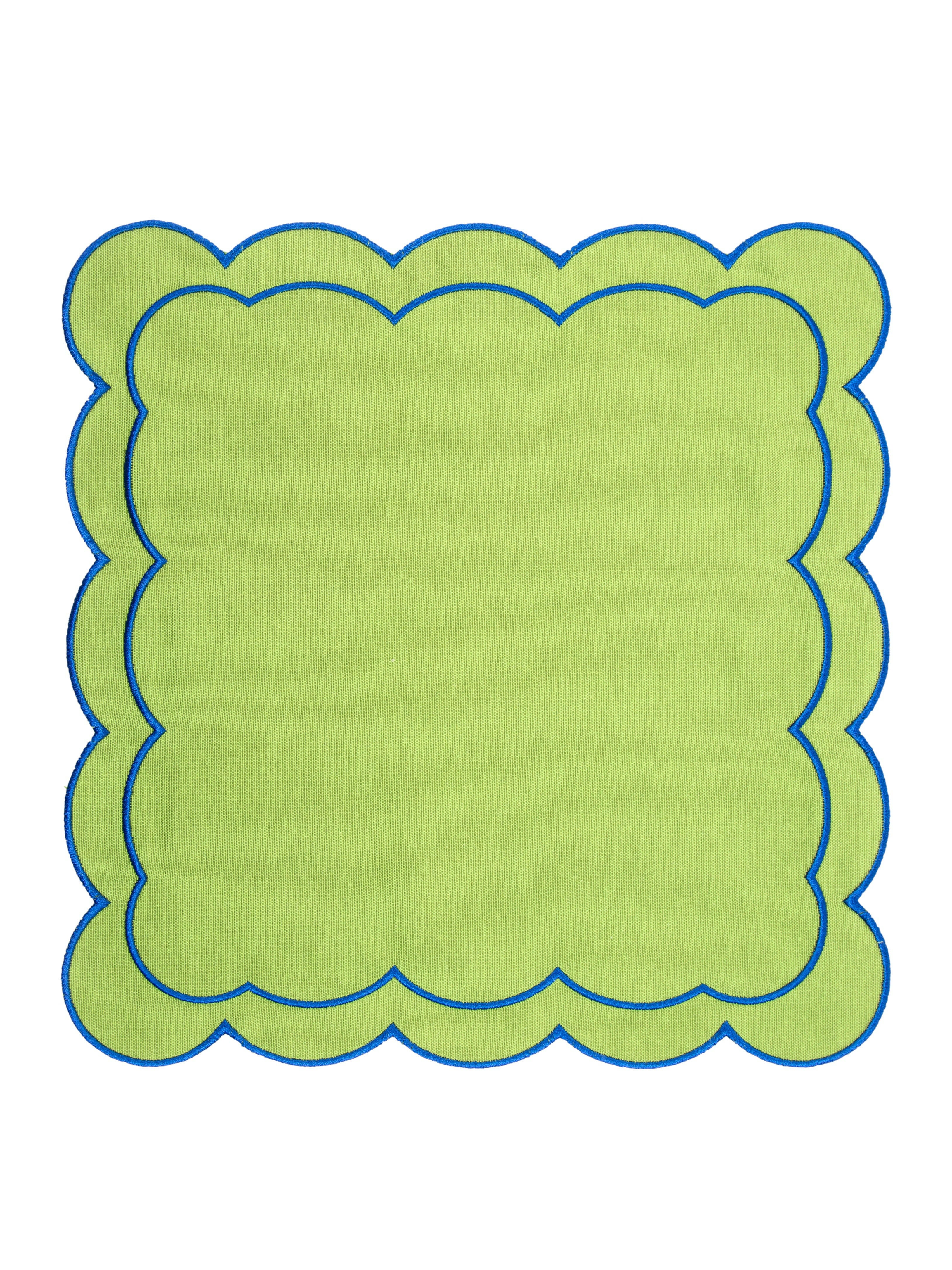 Green Scallop 2'li Peçete