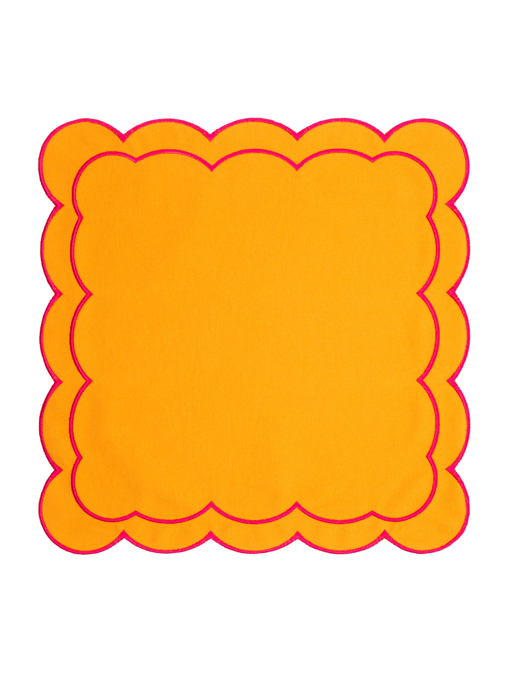 Orange Scallop Amerikan Servisi + Peçete