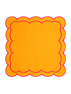 Orange Scallop Amerikan Servisi + Peçete