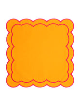 Görseli Galeri görüntüleyiciye yükleyin, Orange Scallop Amerikan Servisi + Peçete
