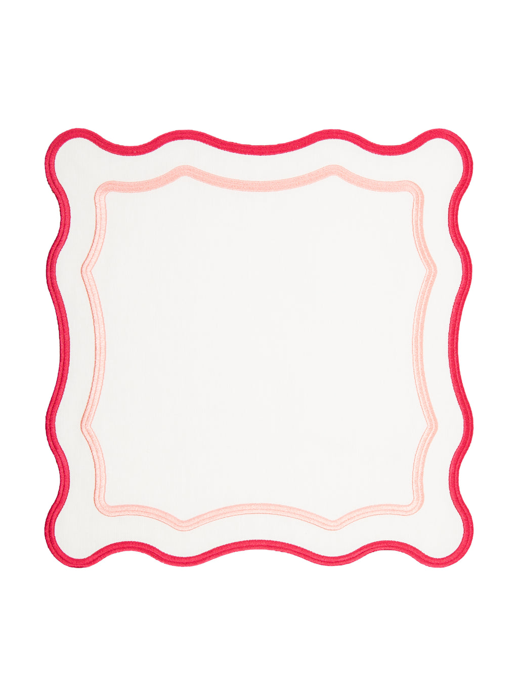 Pink Wave Placemat + Napkin