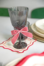 Pink Mini Napkin Bows (Set of 4)