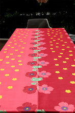 Load image into Gallery viewer, Pink Anemones Table Cloth
