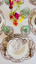 Green Wave Placemat + Napkin