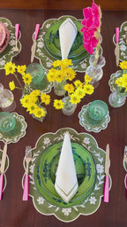 Green Wave Napkin (Set of 2)