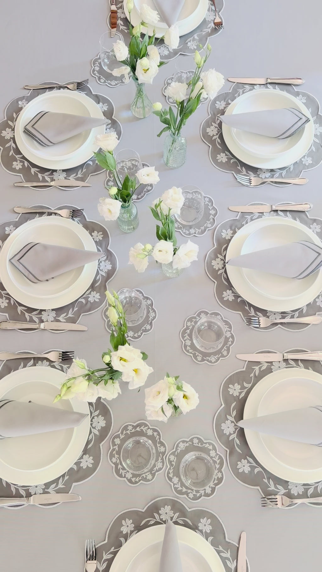 Green Wave Placemat + Napkin