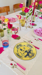 Camellia Placemat + Coaster (Set of 4)