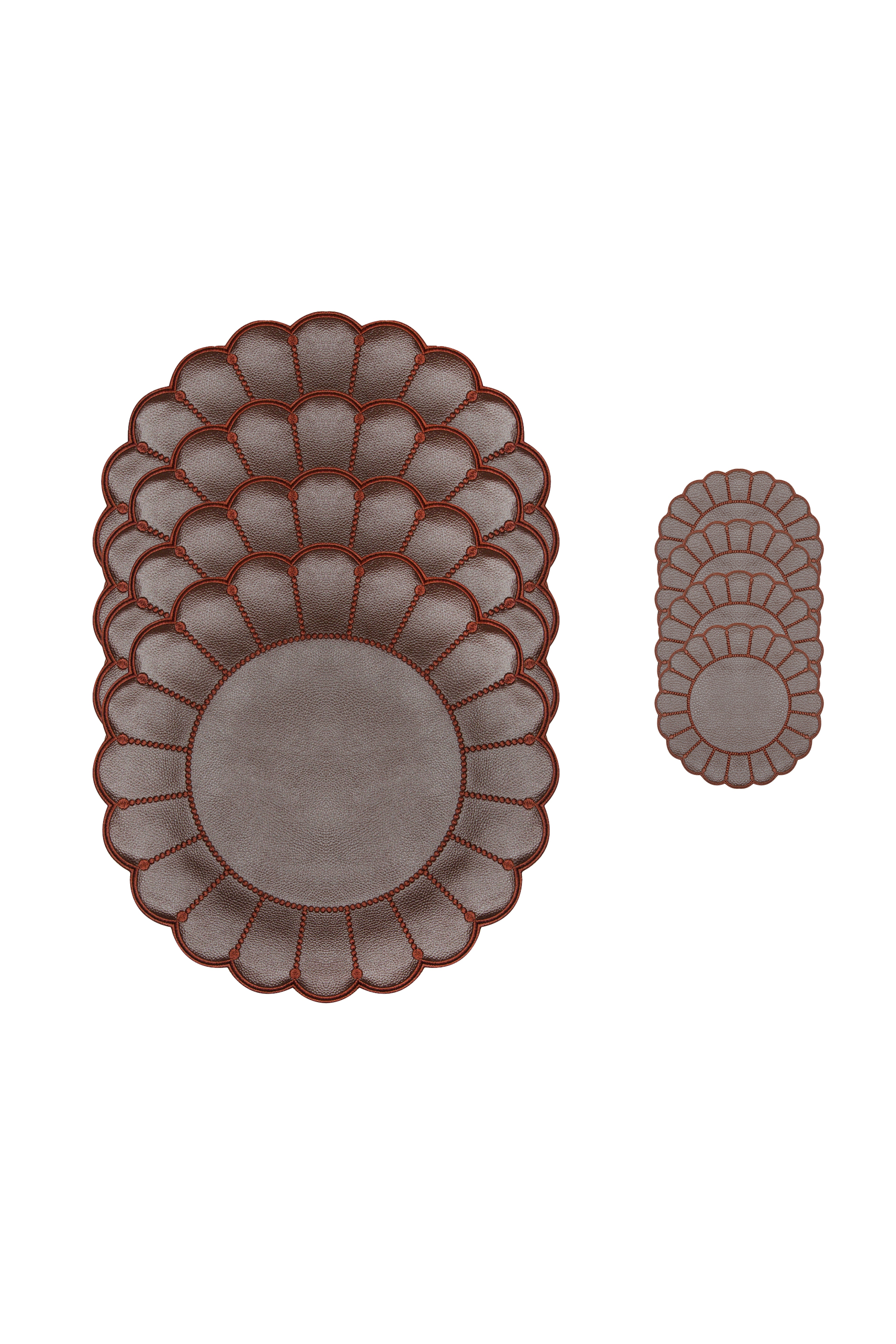 Leather Pera 4'lü Set