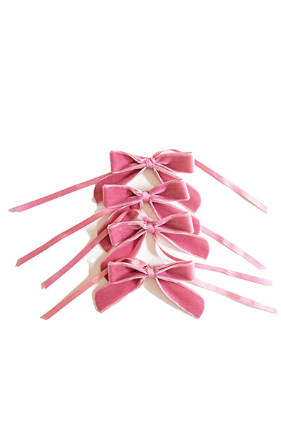 Pink Mini Napkin Bows (Set of 4)