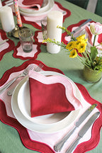 Rose&Burgundy Wave 2’li Amerikan Servisi